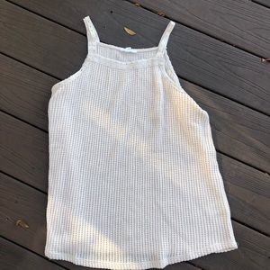 MAURICES Waffle Knit Cream Tank - SIZE MEDIUM